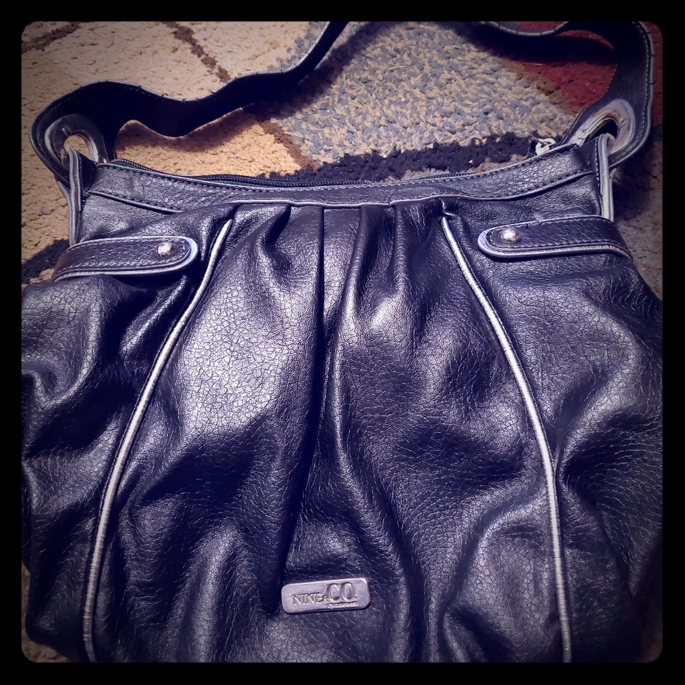 Black hobo bag